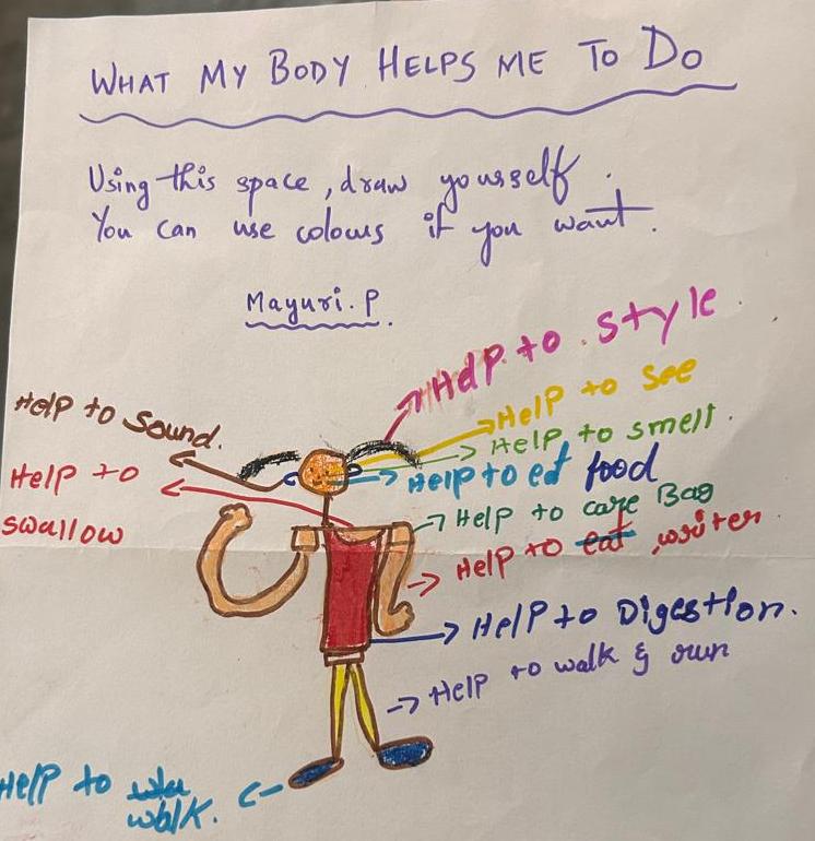 Artefacts from a counselling session